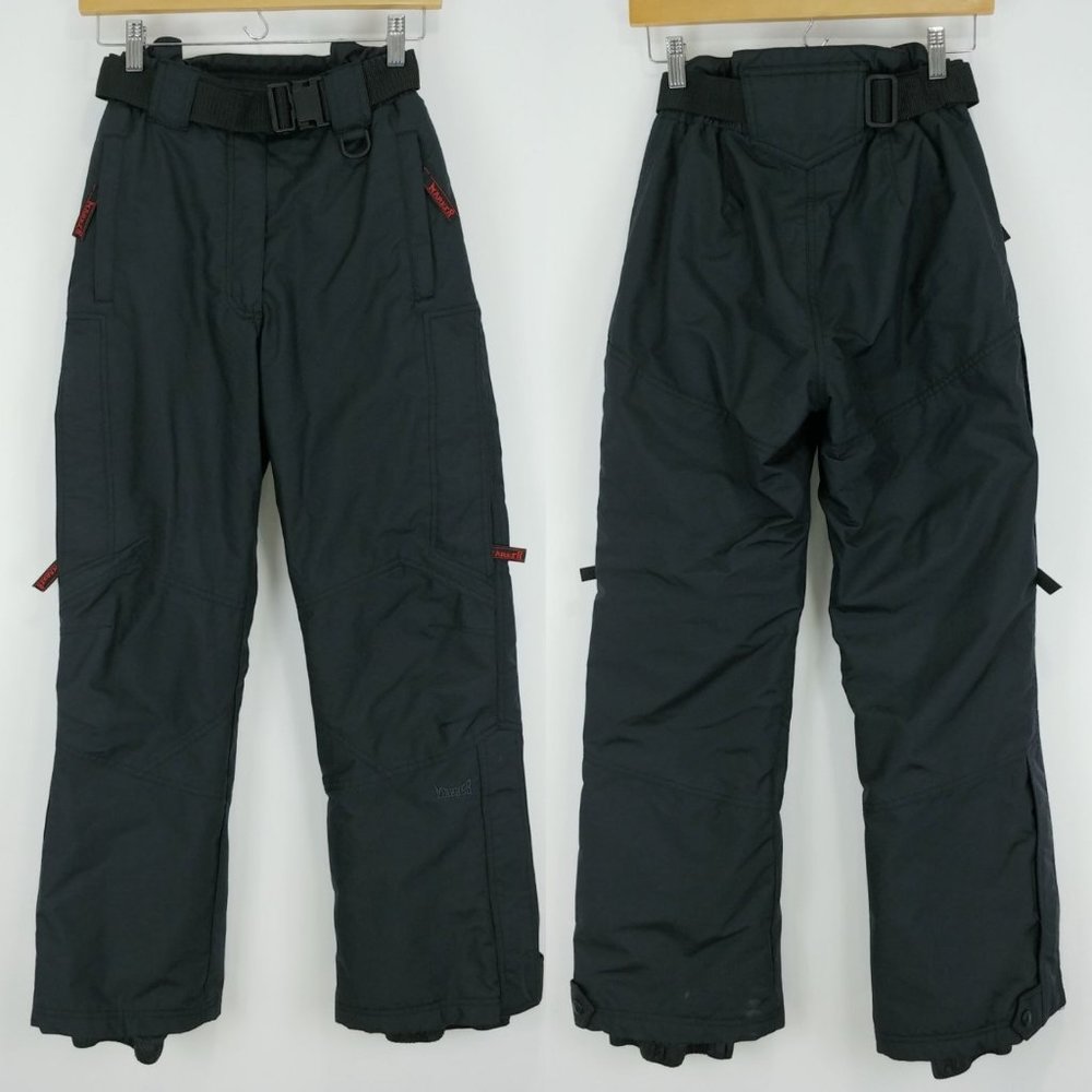 Marker Black Insulated Ski Snowboard High Rise Pants 4